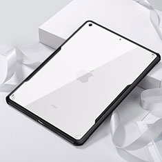Silikon Schutzhülle Ultra Dünn Tasche Durchsichtig Transparent T04 für Apple iPad 10.2 (2020) Schwarz
