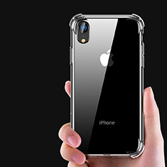 Silikon Schutzhülle Ultra Dünn Tasche Durchsichtig Transparent T04 für Apple iPhone XR Klar