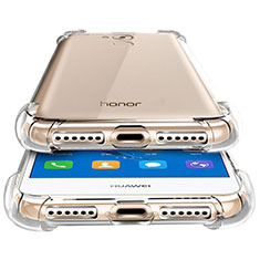 Silikon Schutzhülle Ultra Dünn Tasche Durchsichtig Transparent T04 für Huawei Honor 6A Klar