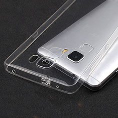 Silikon Schutzhülle Ultra Dünn Tasche Durchsichtig Transparent T04 für Huawei Honor 7 Dual SIM Klar