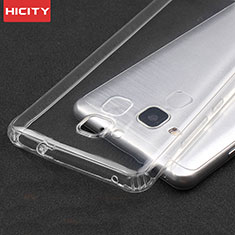 Silikon Schutzhülle Ultra Dünn Tasche Durchsichtig Transparent T04 für Huawei Honor 7 Lite Klar