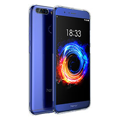 Silikon Schutzhülle Ultra Dünn Tasche Durchsichtig Transparent T04 für Huawei Honor 8 Pro Klar