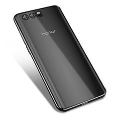 Silikon Schutzhülle Ultra Dünn Tasche Durchsichtig Transparent T04 für Huawei Honor 9 Schwarz