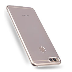 Silikon Schutzhülle Ultra Dünn Tasche Durchsichtig Transparent T04 für Huawei Honor Play 7X Klar
