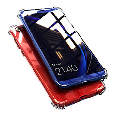 Silikon Schutzhülle Ultra Dünn Tasche Durchsichtig Transparent T04 für Huawei Honor V10 Klar