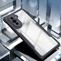 Silikon Schutzhülle Ultra Dünn Tasche Durchsichtig Transparent T04 für Huawei Nova 10 Pro Schwarz