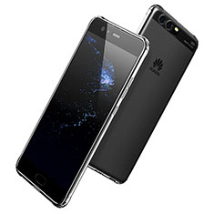 Silikon Schutzhülle Ultra Dünn Tasche Durchsichtig Transparent T04 für Huawei P10 Klar