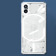 Silikon Schutzhülle Ultra Dünn Tasche Durchsichtig Transparent T04 für Nothing Phone 1 Klar