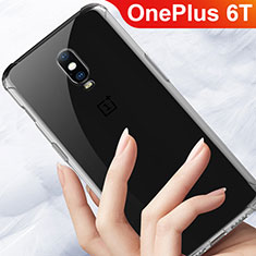 Silikon Schutzhülle Ultra Dünn Tasche Durchsichtig Transparent T04 für OnePlus 6T Klar