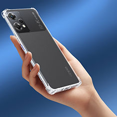 Silikon Schutzhülle Ultra Dünn Tasche Durchsichtig Transparent T04 für Oppo K10X 5G Klar