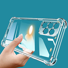 Silikon Schutzhülle Ultra Dünn Tasche Durchsichtig Transparent T04 für Samsung Galaxy A52 5G Klar