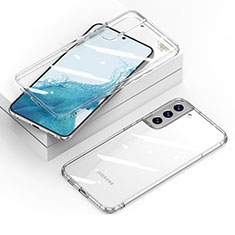 Silikon Schutzhülle Ultra Dünn Tasche Durchsichtig Transparent T04 für Samsung Galaxy S22 5G Klar
