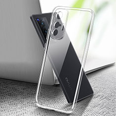Silikon Schutzhülle Ultra Dünn Tasche Durchsichtig Transparent T04 für Vivo X70 5G Klar