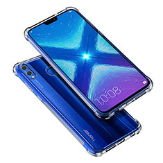 Silikon Schutzhülle Ultra Dünn Tasche Durchsichtig Transparent T05 für Huawei Honor 8X Klar