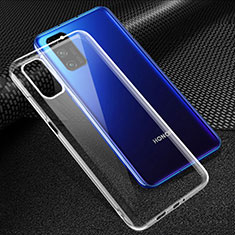 Silikon Schutzhülle Ultra Dünn Tasche Durchsichtig Transparent T05 für Huawei Honor V30 5G Klar