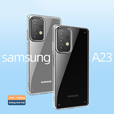 Silikon Schutzhülle Ultra Dünn Tasche Durchsichtig Transparent T05 für Samsung Galaxy A23 5G Klar