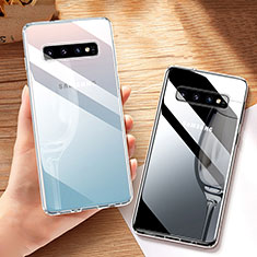 Silikon Schutzhülle Ultra Dünn Tasche Durchsichtig Transparent T05 für Samsung Galaxy S10 5G Klar