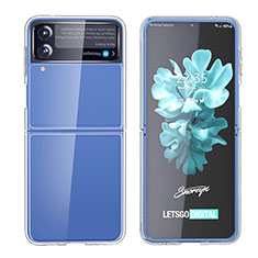 Silikon Schutzhülle Ultra Dünn Tasche Durchsichtig Transparent T05 für Samsung Galaxy Z Flip3 5G Klar