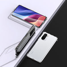 Silikon Schutzhülle Ultra Dünn Tasche Durchsichtig Transparent T05 für Xiaomi Poco F3 5G Klar