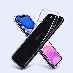Silikon Schutzhülle Ultra Dünn Tasche Durchsichtig Transparent T06 für Apple iPhone 11 Pro Max Klar