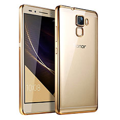 Silikon Schutzhülle Ultra Dünn Tasche Durchsichtig Transparent T06 für Huawei Honor 7 Gold
