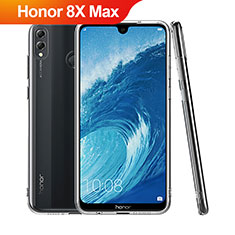 Silikon Schutzhülle Ultra Dünn Tasche Durchsichtig Transparent T06 für Huawei Honor 8X Max Klar