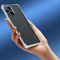 Silikon Schutzhülle Ultra Dünn Tasche Durchsichtig Transparent T06 für Oppo Find X3 Pro 5G Klar