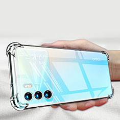 Silikon Schutzhülle Ultra Dünn Tasche Durchsichtig Transparent T06 für Oppo K9 Pro 5G Klar