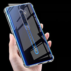 Silikon Schutzhülle Ultra Dünn Tasche Durchsichtig Transparent T06 für Oppo Reno2 Klar