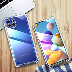 Silikon Schutzhülle Ultra Dünn Tasche Durchsichtig Transparent T06 für Samsung Galaxy A22 5G Klar