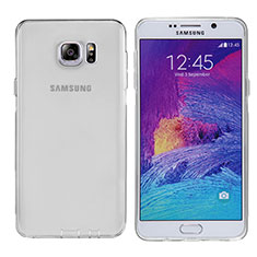 Silikon Schutzhülle Ultra Dünn Tasche Durchsichtig Transparent T06 für Samsung Galaxy Note 5 N9200 N920 N920F Grau
