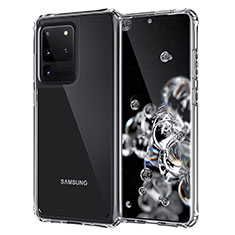 Silikon Schutzhülle Ultra Dünn Tasche Durchsichtig Transparent T06 für Samsung Galaxy S20 Ultra 5G Klar