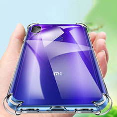 Silikon Schutzhülle Ultra Dünn Tasche Durchsichtig Transparent T06 für Xiaomi Mi Play 4G Klar