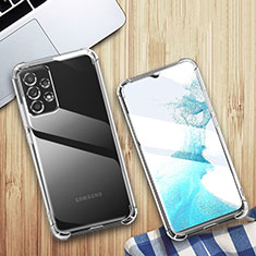 Silikon Schutzhülle Ultra Dünn Tasche Durchsichtig Transparent T07 für Samsung Galaxy A23 5G Klar