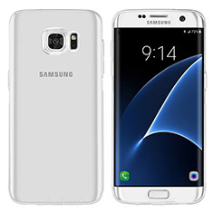 Silikon Schutzhülle Ultra Dünn Tasche Durchsichtig Transparent T07 für Samsung Galaxy S7 Edge G935F Klar