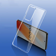 Silikon Schutzhülle Ultra Dünn Tasche Durchsichtig Transparent T07 für Vivo iQOO 8 5G Klar