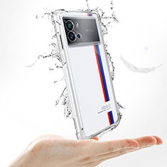 Silikon Schutzhülle Ultra Dünn Tasche Durchsichtig Transparent T07 für Vivo iQOO 9 5G Klar