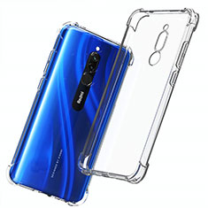 Silikon Schutzhülle Ultra Dünn Tasche Durchsichtig Transparent T07 für Xiaomi Redmi 8 Klar
