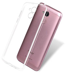 Silikon Schutzhülle Ultra Dünn Tasche Durchsichtig Transparent T08 für Huawei Honor 6A Klar