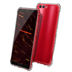 Silikon Schutzhülle Ultra Dünn Tasche Durchsichtig Transparent T08 für Huawei Honor View 10 Klar