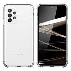 Silikon Schutzhülle Ultra Dünn Tasche Durchsichtig Transparent T08 für Samsung Galaxy A52 5G Klar