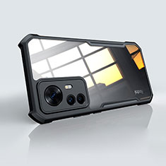 Silikon Schutzhülle Ultra Dünn Tasche Durchsichtig Transparent T08 für Xiaomi Mi 12T 5G Schwarz