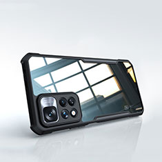 Silikon Schutzhülle Ultra Dünn Tasche Durchsichtig Transparent T08 für Xiaomi Poco M4 Pro 5G Schwarz