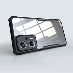Silikon Schutzhülle Ultra Dünn Tasche Durchsichtig Transparent T08 für Xiaomi Poco X4 GT 5G Schwarz