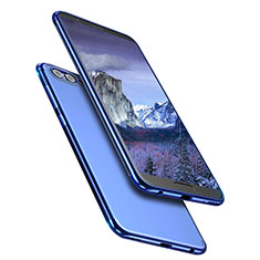 Silikon Schutzhülle Ultra Dünn Tasche Durchsichtig Transparent T09 für Huawei Honor View 10 Blau