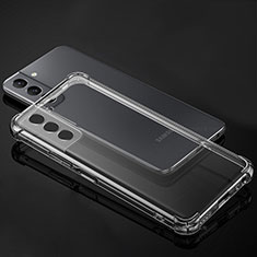 Silikon Schutzhülle Ultra Dünn Tasche Durchsichtig Transparent T09 für Samsung Galaxy S22 5G Klar