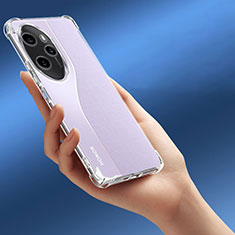 Silikon Schutzhülle Ultra Dünn Tasche Durchsichtig Transparent T10 für Huawei Honor 100 Pro 5G Klar