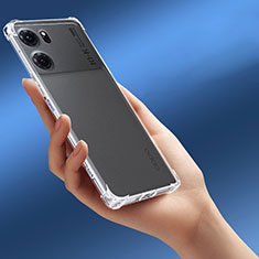 Silikon Schutzhülle Ultra Dünn Tasche Durchsichtig Transparent T10 für Oppo K10 5G Klar