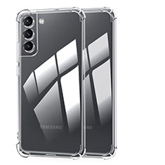 Silikon Schutzhülle Ultra Dünn Tasche Durchsichtig Transparent T10 für Samsung Galaxy S22 5G Klar