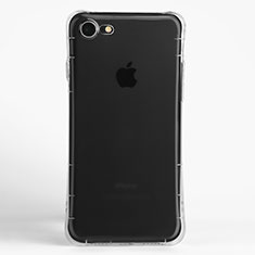 Silikon Schutzhülle Ultra Dünn Tasche Durchsichtig Transparent T11 für Apple iPhone 7 Klar